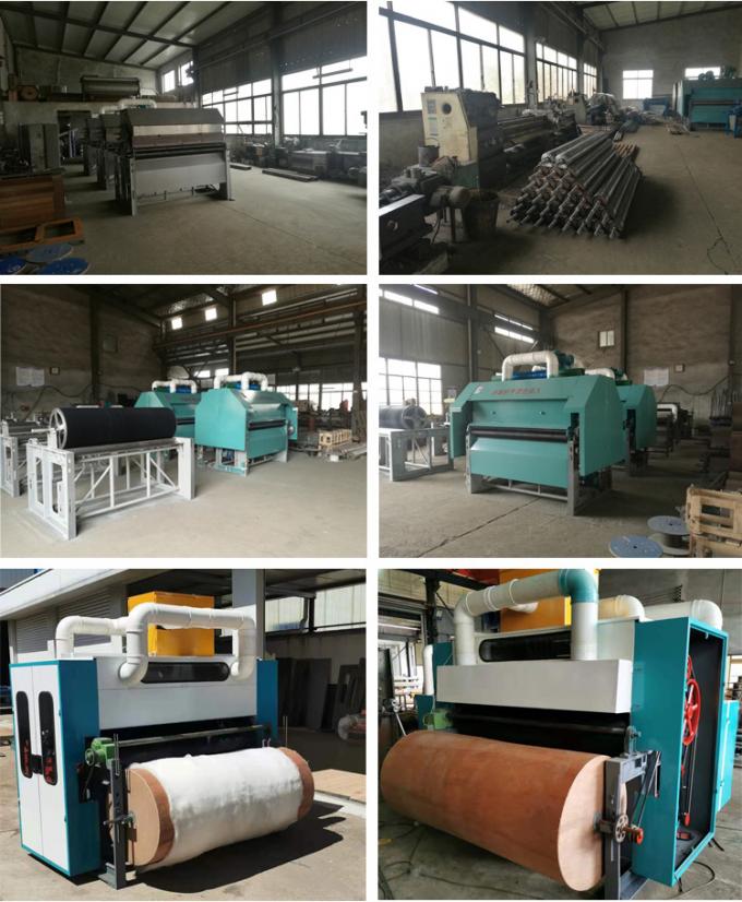 Machines à cartes de filatures de coton de cardeur de tambour de laine de moutons de petit pain