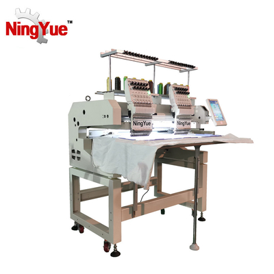Le double 2 dirige 1200 SPM Digital la machine que multifonctionnelle de broderie a informatisé la machine à coudre industrielle pour le vêtement
