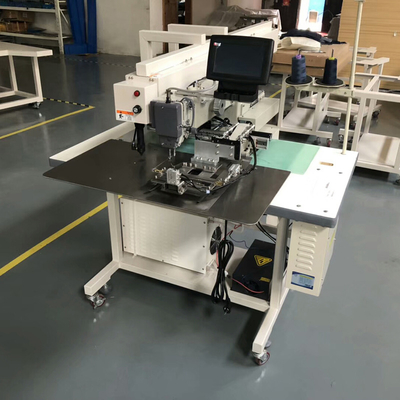 Modèle programmable automatique de machine à coudre de trépointe de poche de coupe de laser pour la poche